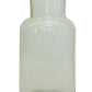 10" Green Glass Cylindrical Table Vase