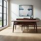 78" Espresso Solid Wood Dining Table