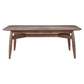 78" Espresso Solid Wood Dining Table