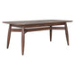 78" Espresso Solid Wood Dining Table