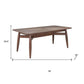 78" Espresso Solid Wood Dining Table