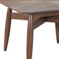 46" Espresso Solid Wood Square Dining Table