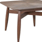 46" Espresso Solid Wood Square Dining Table