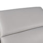 103" Light Gray Italian Leather Reclining USB Sofa