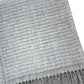 50" X 67" Gray Cotton Blend Woven Throw Blanket with Fringe