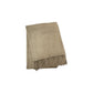 50" X 67" Sand Cotton Blend Woven Throw Blanket with Fringe