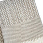 55" X 70" Cinnamon Cotton Blend Woven Plush Throw Blanket with Fringe