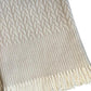 55" X 70" Linen Cotton Blend Woven Plush Throw Blanket with Fringe