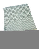 55" X 70" Sage Cotton Blend Woven Plush Throw Blanket with Fringe