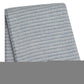 55" X 70" Denim Blue Cotton Blend Woven Plush Throw Blanket with Fringe