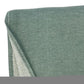 55" X 70" Sage And White Cotton Blend Woven Chevron Plush Throw Blanket with Fringe