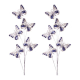 Set of Two 7" Blue Artificial