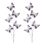 Set of Two 7" Blue Artificial