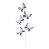 Set of Two 7" Blue Artificial