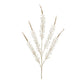 Set of Two Gold And Clear Faux Crystal Beaded Linear Fern Wreath Sprays