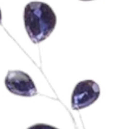 Set of Six 9" Blue Artificial