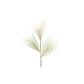 Set of Six 17" Green And White Artificial Pine