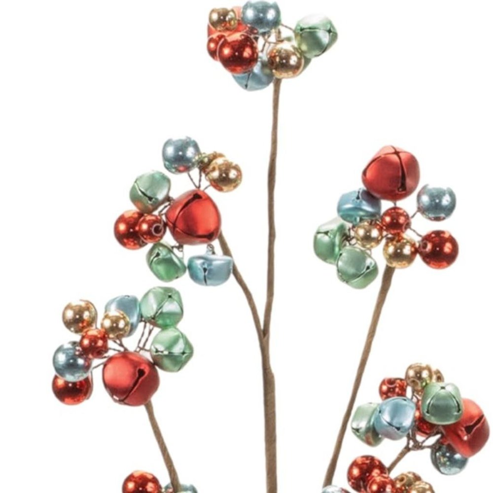 Set of Two 6" Red Artificial