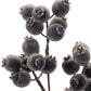 Set of Six 7" Navy Blue And Brown Artificial