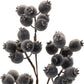 Set of Six 7" Navy Blue And Brown Artificial
