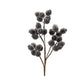 Set of Six 7" Navy Blue And Brown Artificial