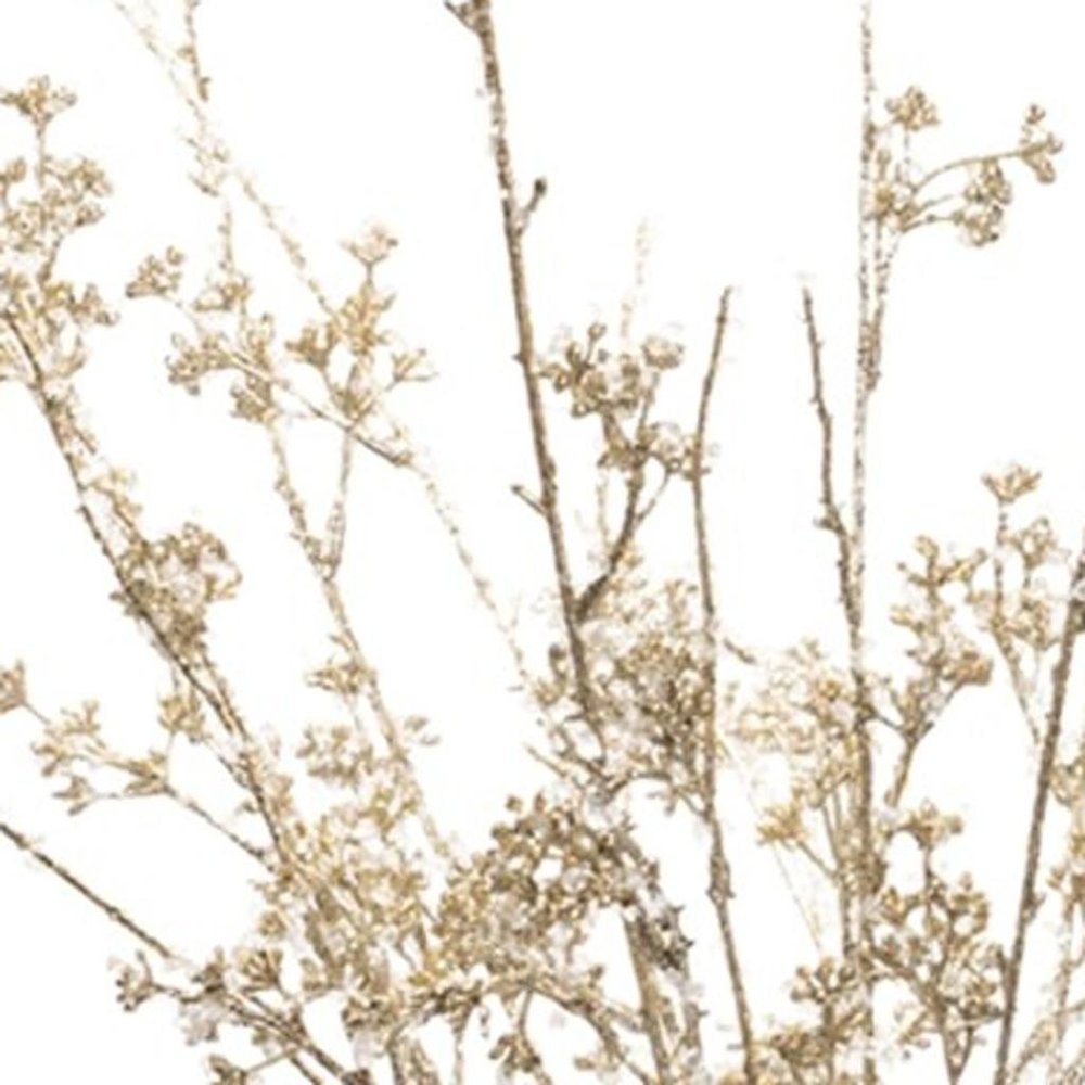 Set of Two 12" Gold Artificial