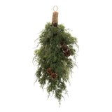 18" Green And Brown Artificial Pine