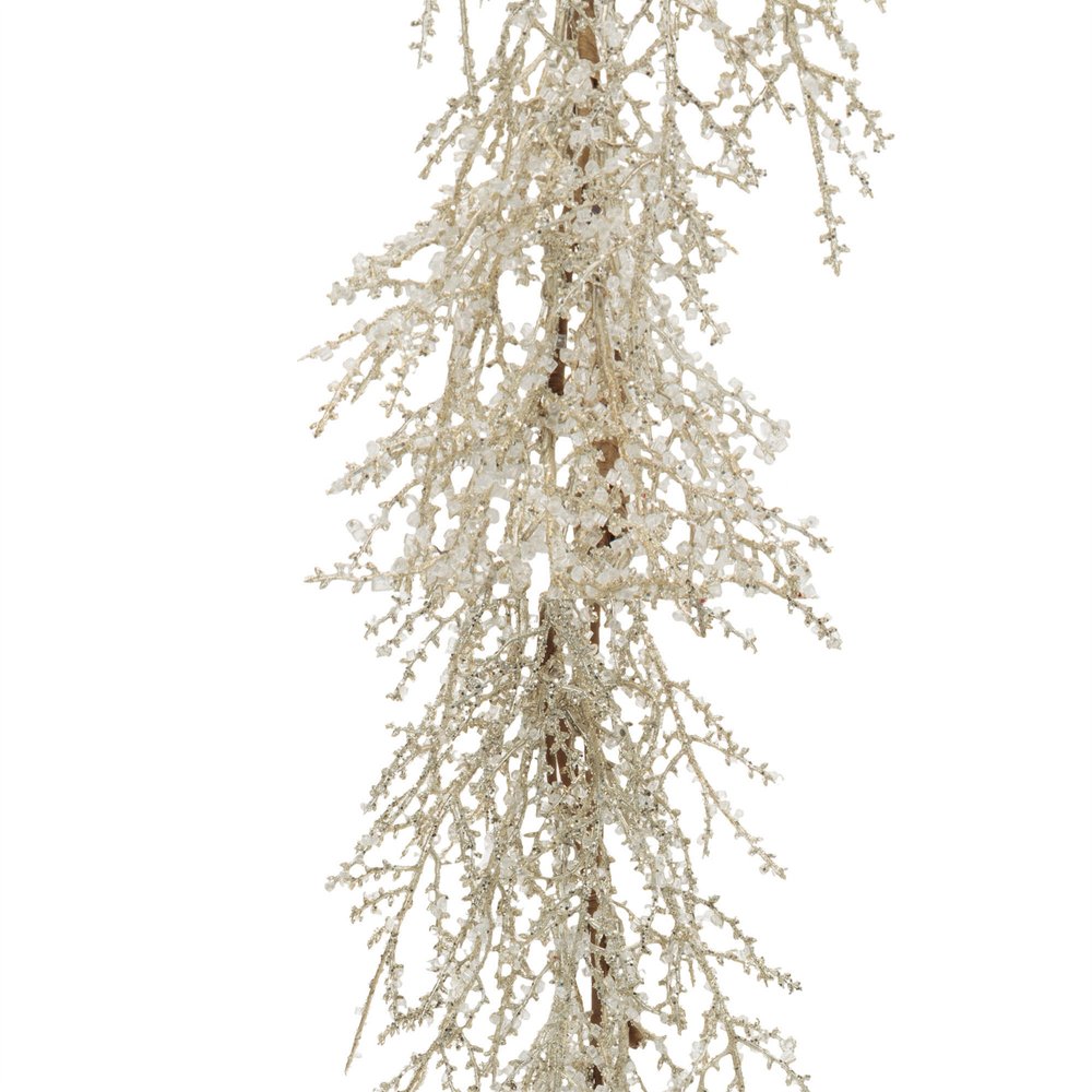 62" Champagne And Silver Artificial