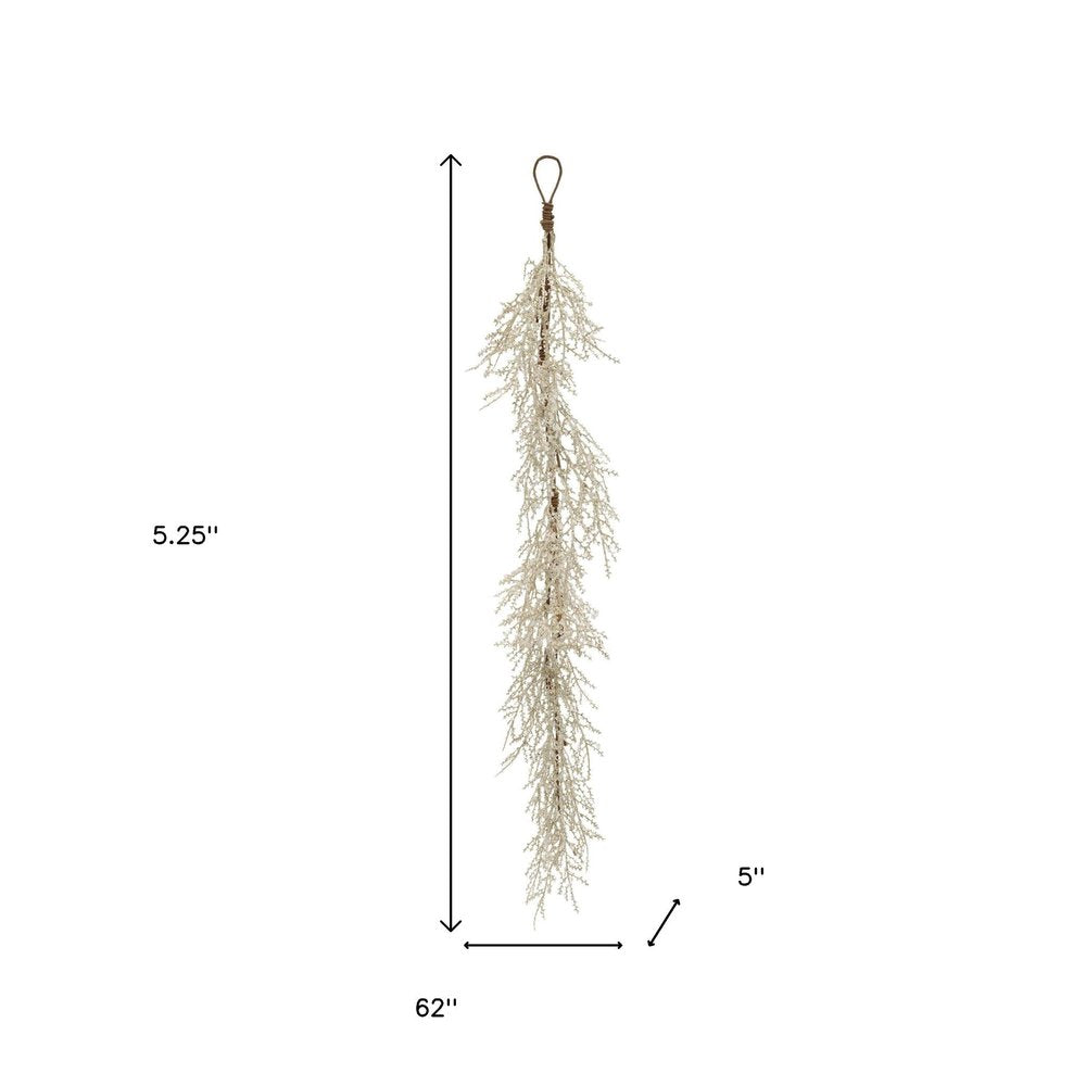 62" Champagne And Silver Artificial