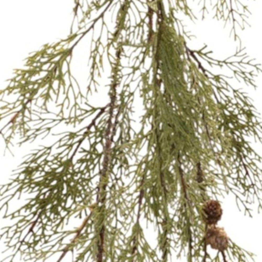 Set of Two 12" Green And Brown Artificial Pine