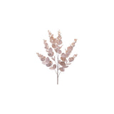 Set of Four 8" Beige And Brown Artificial Eucalyptus