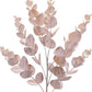 Set of Four 8" Beige And Brown Artificial Eucalyptus