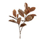 Set of Six Orange Red And Brown Fall Magnolia Leaf Wreath Sprays