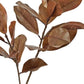 Set of Six Orange Red And Brown Fall Magnolia Leaf Wreath Sprays