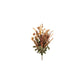 Set of Six 14" Orange Brown And Green Artificial Foliage