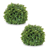 Set of Two 14" Green Artificial Foliage
