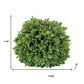 Set of Two 14" Green Artificial Foliage