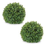 Set of Two 11" Green Artificial Foliage
