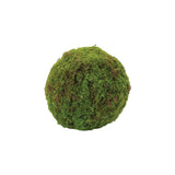 Set of Two 9" Green And Brown Artificial Moss