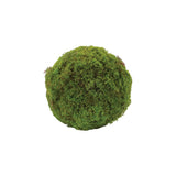 Set of Two 7" Green And Brown Artificial Moss