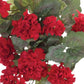 Set of Two 22" Red And Green Artificial Flowering