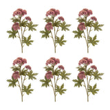 Set of Six 28" Dusty Rose And Olive Green Artificial Succulent