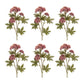Set of Six 28" Dusty Rose And Olive Green Artificial Succulent