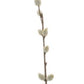 Set of Six 31" White And Brown Artificial
