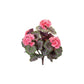 Set of Two 19" Pink And Green Artificial Flowering