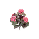 Set of Two 19" Pink And Green Artificial Flowering