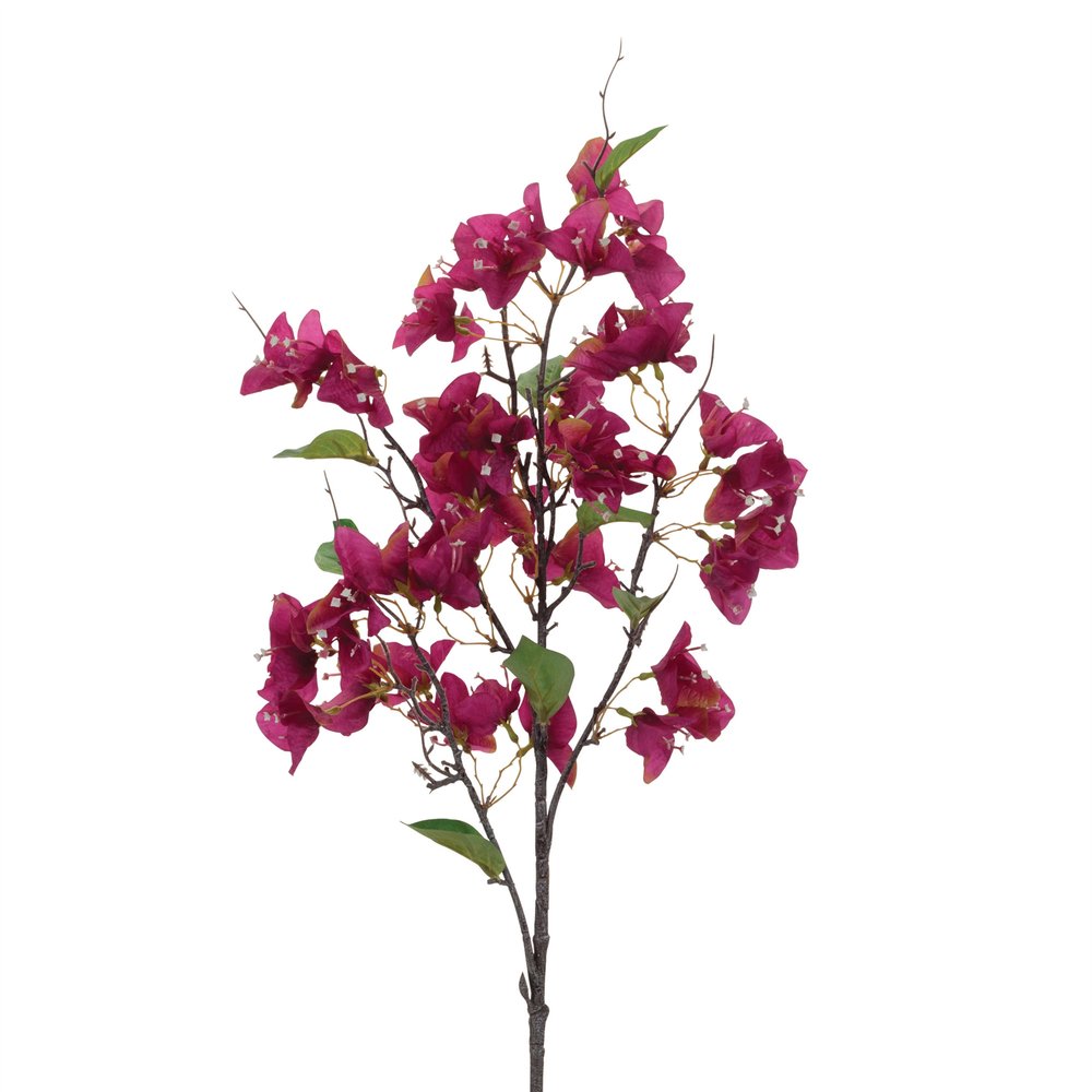 Set of Four 36" Purple Pink And Green Artificial Flowering