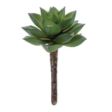 12 4" Green And Brown Artificial Succulent