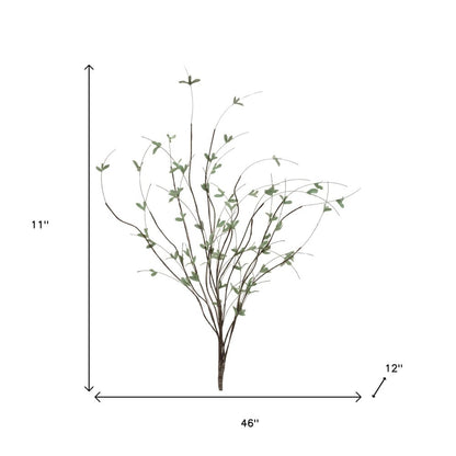 Set of Four 46" Green And Brown Artificial Foliage