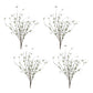Set of Four 46" Green And Brown Artificial Foliage